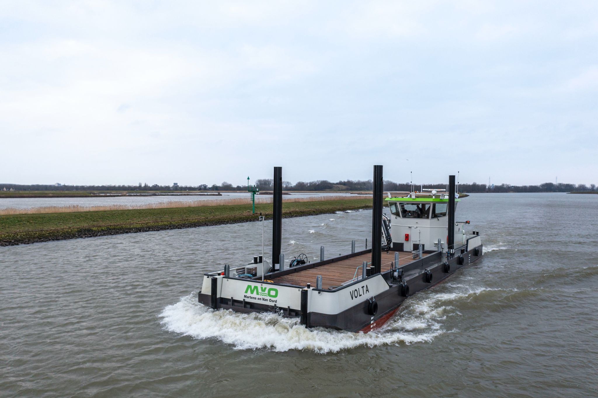 Hydromaster thrusters for all electric Volta workboat - Hydromaster